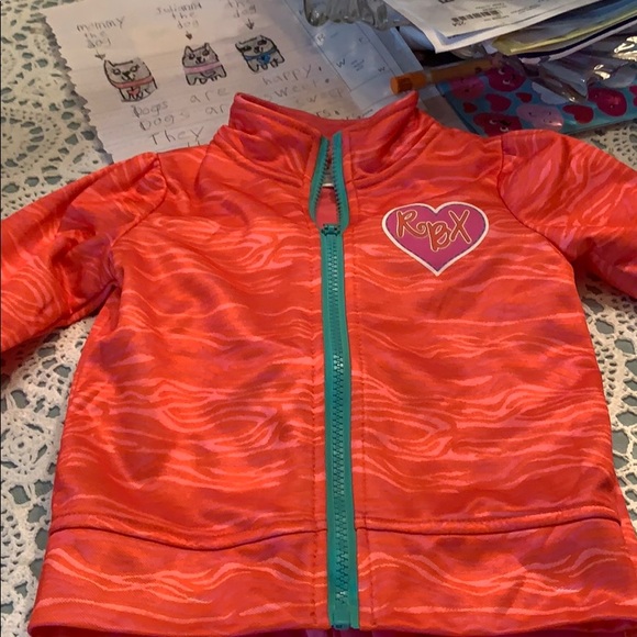 Brand new pink and orange toddler sweatsuit 3t - Picture 2 of 3